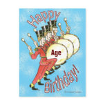Birthday - Drummers Postcard