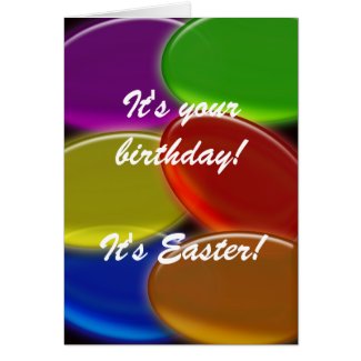 Birthday Easter Greeting Card