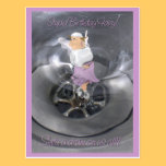 Birthday fairy cartoon postcard. postcards