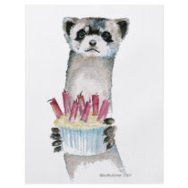Birthday Ferret flyers