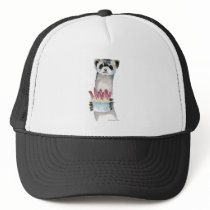 Birthday Ferret Trucker Hats