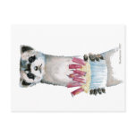 Birthday Ferret Postcard