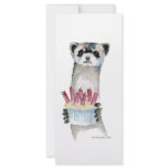 Birthday Ferret Customized Rack Card