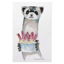 Birthday Ferret stationery