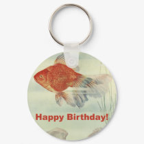 Birthday Fish keychains