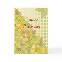 Birthday - floral design cards