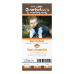 Birthday Football Ticket Custom Announcement