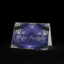 Birthday Fractal Art Card