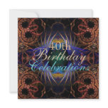 Birthday Fractal Celebrations Invitation