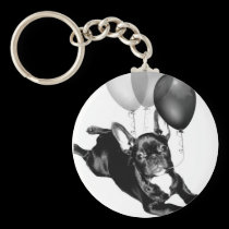 Birthday French Bulldog keychain keychains