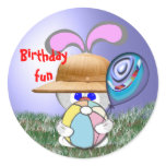 Birthday Fun Round Sticker