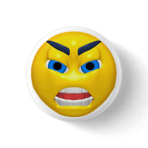 Birthday Funny Face Button