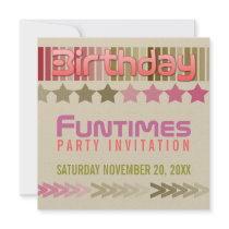 Birthday FunTimes Invitation