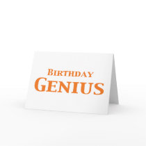 Birthday Genius Gifts cards