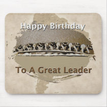 Birthday Gift For Boss Mousepads
