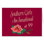 Birthday Gifts for Southern Girls Greeting Cards