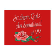Birthday Gifts for Southern Girls postcards by DesignsOutOfMind Birthday Gifts for Southern Girls postcards