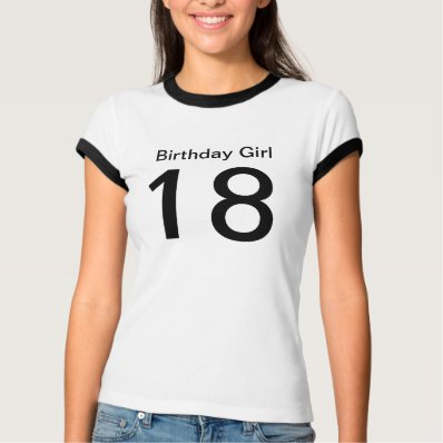 Birthday Girl 18 Tshirts