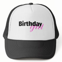 Birthday girl (2) mesh hat