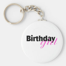 Birthday girl (2) key chains