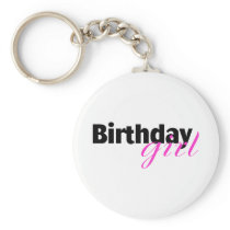Birthday girl (2) key chains