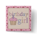 Birthday Girl Button