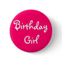 Birthday Girl buttons