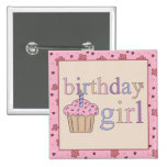 Birthday Girl Button