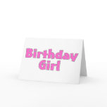 Birthday Girl Card