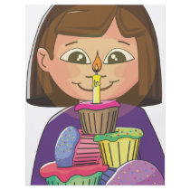 Birthday girl cupcakes flyers by meltingstar Birthday girl cupcakes flyers
