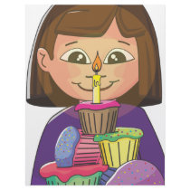Birthday girl cupcakes letterhead by meltingstar Birthday girl cupcakes letterhead