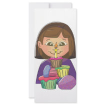 Birthday girl cupcakes rack cards by meltingstar Birthday girl cupcakes rack cards