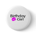 Birthday Girl (Kiss) buttons