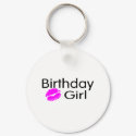 Birthday Girl (Kiss) keychains