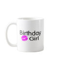 Birthday Girl Kiss mugs