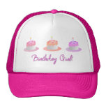 Birthday Girl Mesh Hats