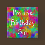 Birthday Girl Party Button buttons
