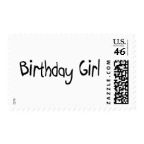 Birthday Girl Postage Stamp