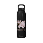 Birthday Girl Sheep in Pink Reusable Water Bottle