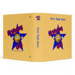 Birthday Girl Smiley Face Personalized Notebook Binders