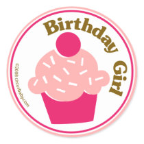 Birthday Girl stickers