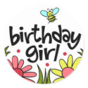 Birthday Girl stickers