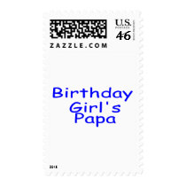 Birthday Girl's Papa postage by CelebrationZazzle Birthday Girl's Papa postage
