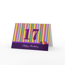 Birthday greeting Card for all ages : Colorful