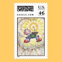 Birthday Guy postage
