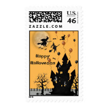 Birthday Halloween Postage stamps