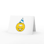 Birthday Hat Smiley Face Greeting Cards