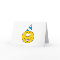 Birthday Hat Smiley Face cards