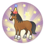Birthday Horse Stickers