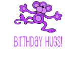 Birthday Hugs Monkey T-shirts
